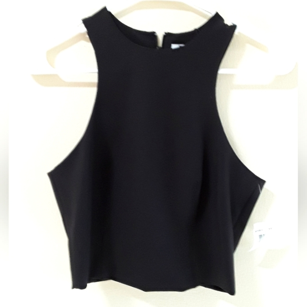 Alexander Wang black crop top